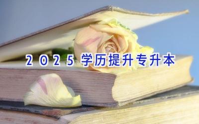 2025学历提升专升本