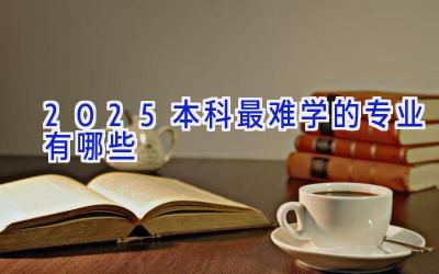 2025本科最难学的专业有哪些