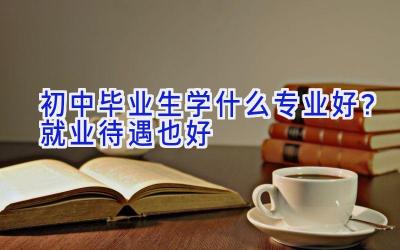 初中毕业生学什么专业好？就业待遇也好
