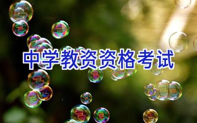 中学教资资格考试