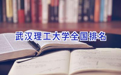 武汉理工大学全国排名