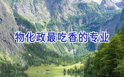物化政最吃香的专业