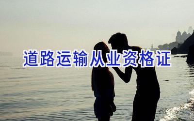 道路运输从业资格证