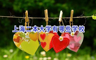 上海二本大学有哪些学校