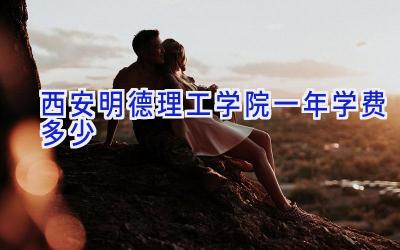 西安明德理工学院一年学费多少