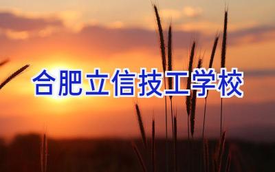 合肥立信技工学校