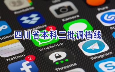 四川省本科二批调档线