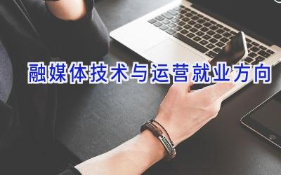 融媒体技术与运营就业方向