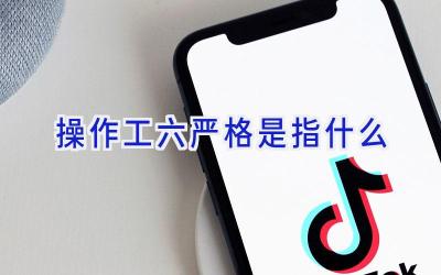 操作工六严格是指什么