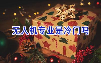 无人机专业是冷门吗