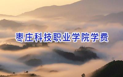 枣庄科技职业学院学费