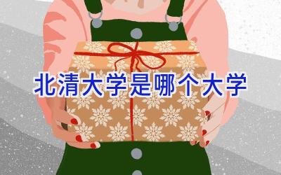 北清大学 是哪个大学