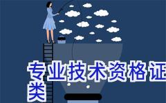 专业技术资格证书有哪些种类