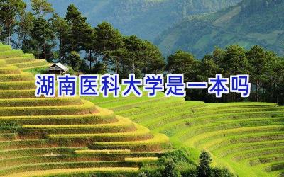 湖南医科大学是一本吗