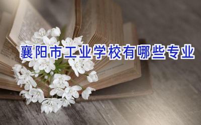 襄阳市工业学校有哪些专业