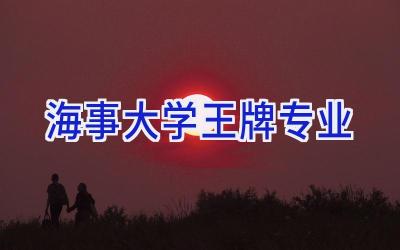 海事大学王牌专业