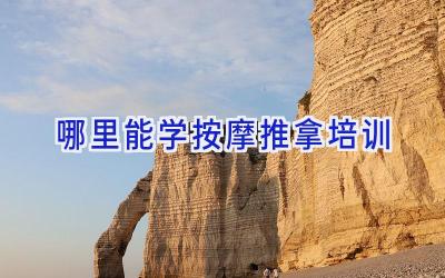 哪里能学按摩推拿培训