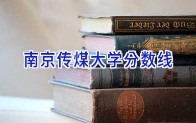 南京传煤大学分数线