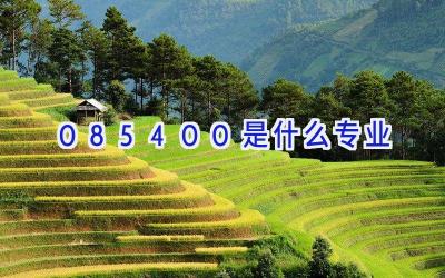 085400是什么专业