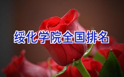 绥化学院全国排名