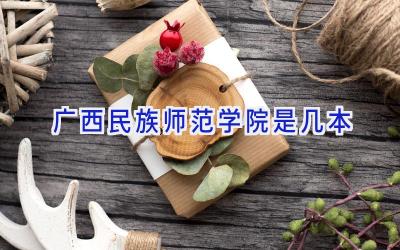 广西民族师范学院是几本