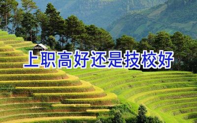 上职高好还是技校好