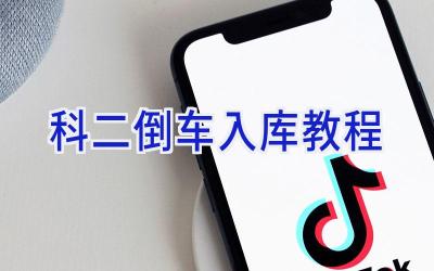 科二倒车入库教程