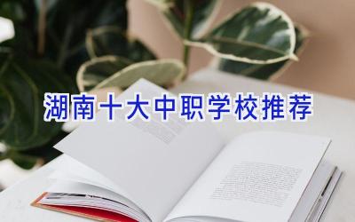 湖南十大中职学校推荐