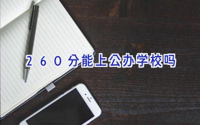 260分能上公办学校吗