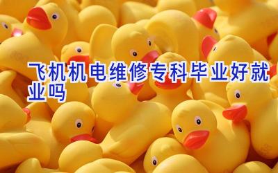飞机机电维修专科毕业好就业吗
